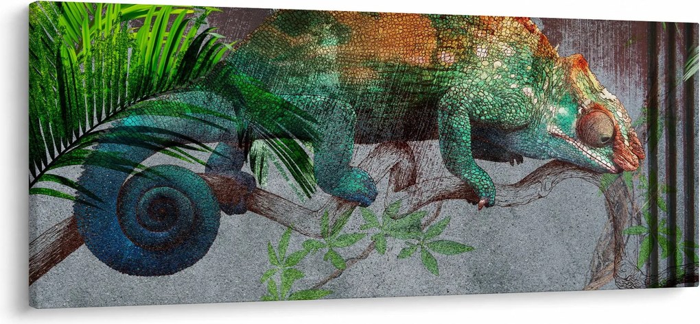 Obraz - Chameleon (120x50 cm)