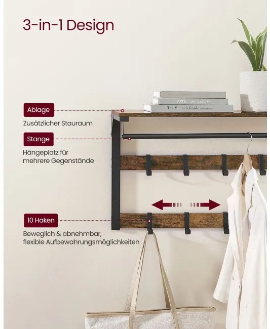 Nástenná polica LCR201B01