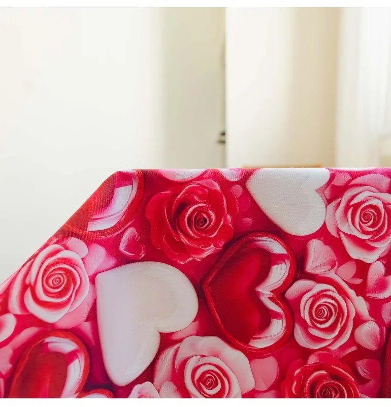 Obrus na stôl Lovelin EMI, priemer 150 cm okrúhly