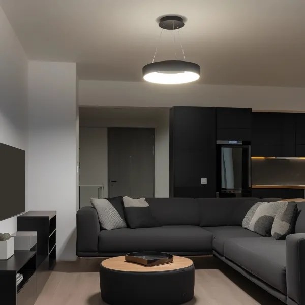 Brilagi - LED Stmievateľný luster na lanku LED/40W/230V 3000-6500K čierny + DO