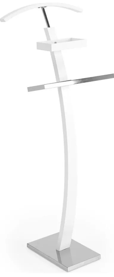 Nemý sluha 117x32 cm biela