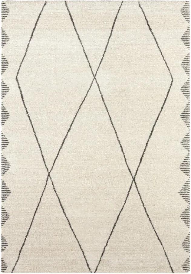 Krémovo-Sivý koberec Elle Decor Glow Beaune, 80 x 150 cm