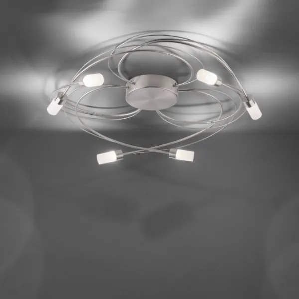 Paul Neuhaus 8250-55 - LED Stmievateľný prisadený luster NELIA 6xLED/3W/230V