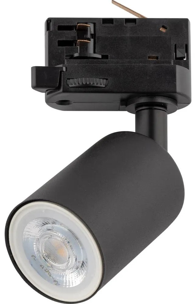 Bodové svietidlo do 3-fázového lištového systému TOP 1xGU10/10W/230V čierna