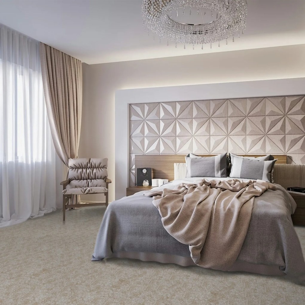 ITC, AKCIA: 180x210 cm Koberec metráž Serenade 109, šíře, béžová, filc, obývacia izba