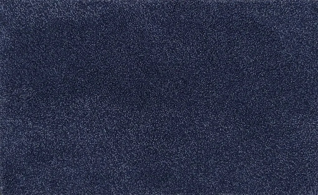 Lano, Koberec metráž Supersoft 710 tm. modrý, na mieru, šíře 4m, modrá, ab (mriežka), obývacia izba