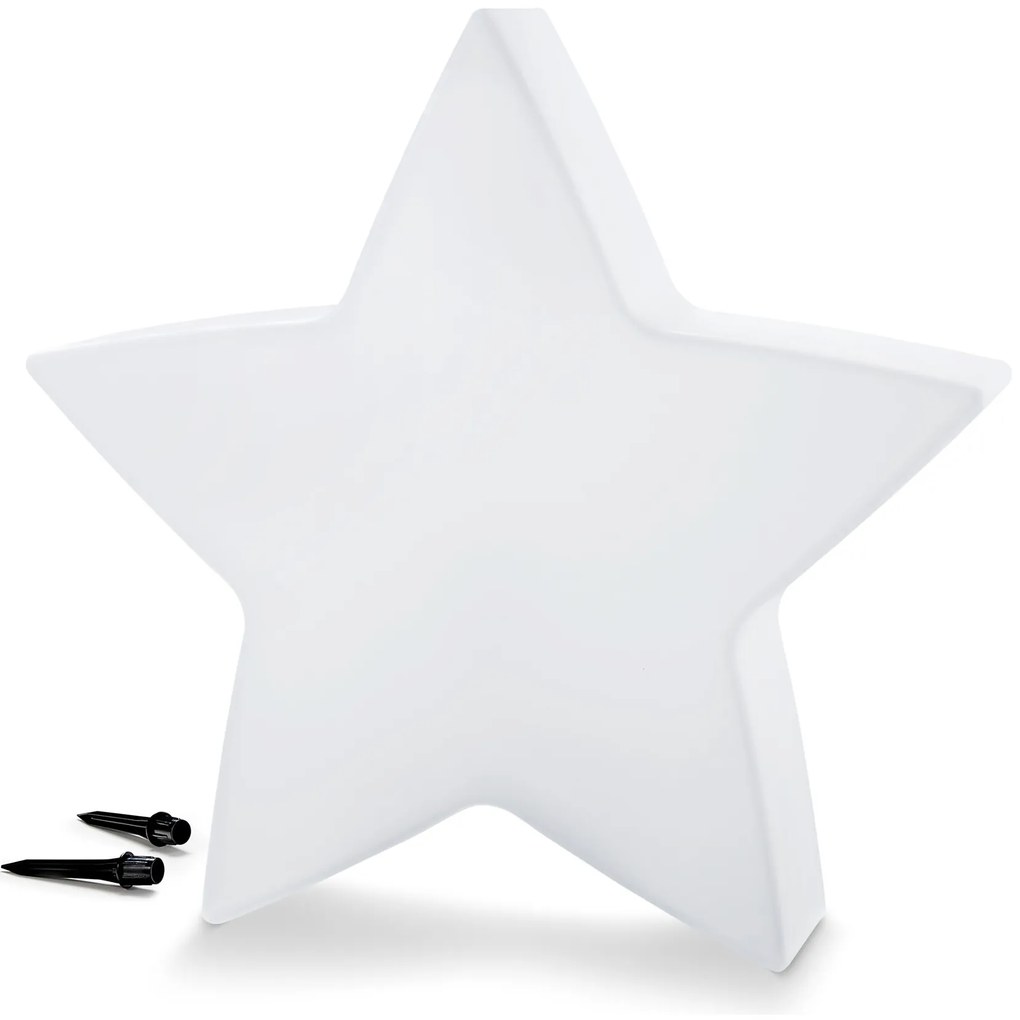 Vonkajšie solárne svietidlo v tvare hviezdy, L