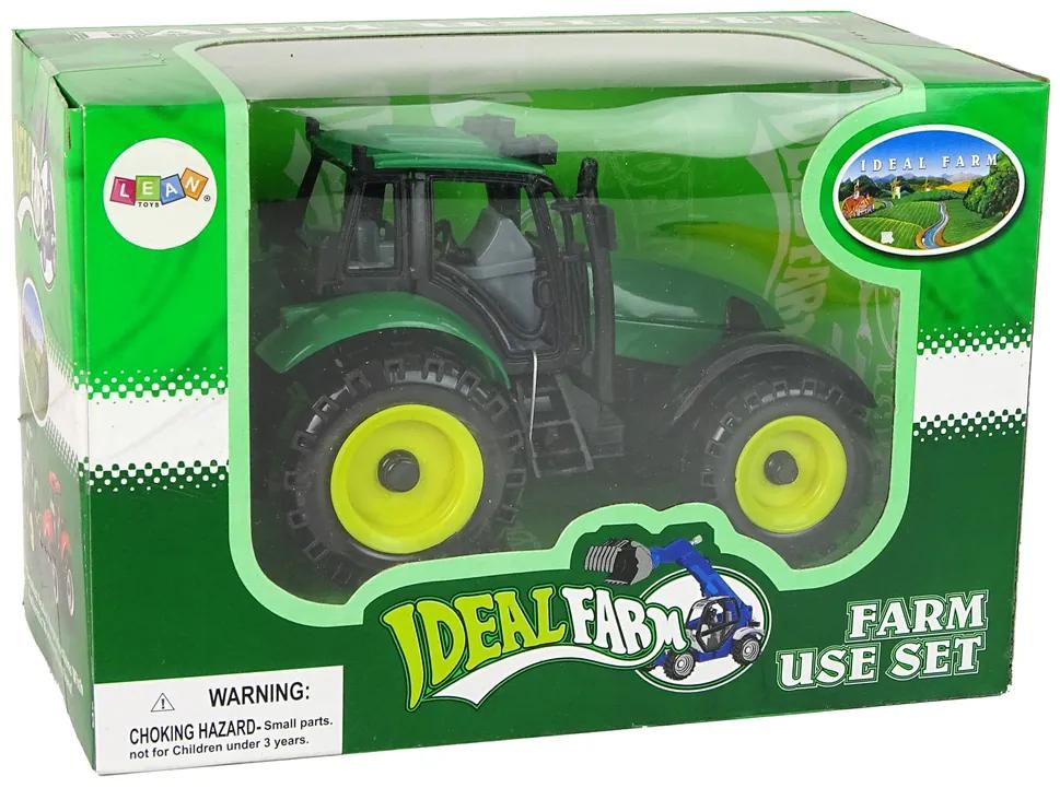 Lean Toys Zelený traktor