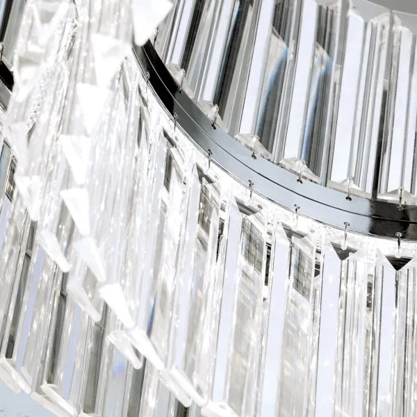 Orion - LED stmievateľné krištáľové svietidlo PRISM LED/80W/230V pr. 55 cm chróm