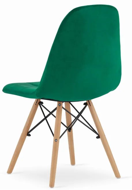Set štyroch jedálenských stoličiek DUMO - zelené (4 ks)