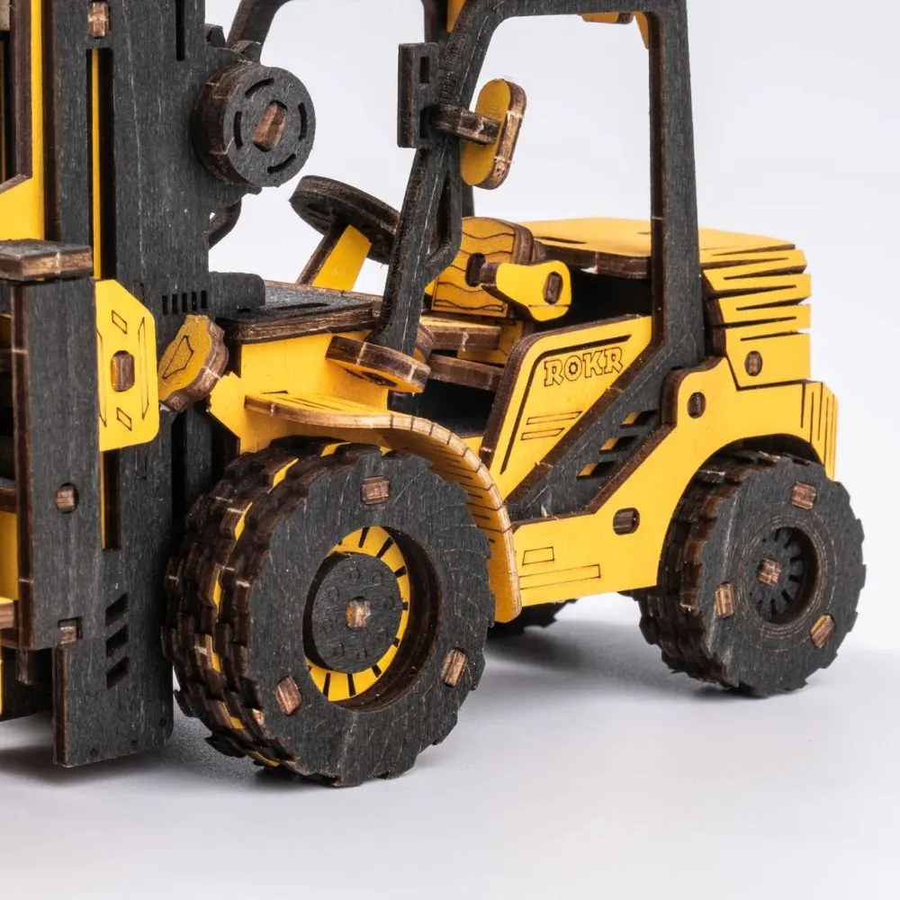 Robotime Rokr 3D dřevěné puzzle Vysokozdvižný vozík 139 ks
