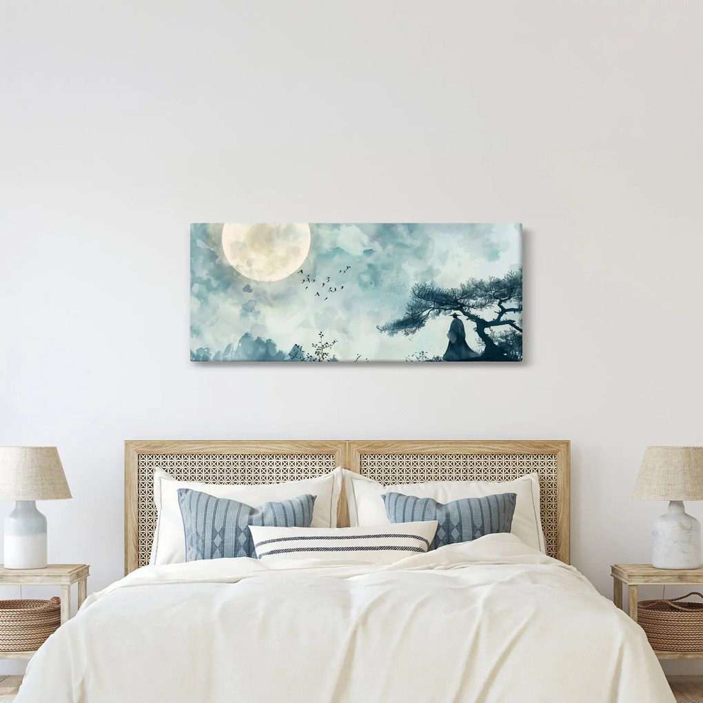 Obraz - Maľba splnu (120x50 cm)