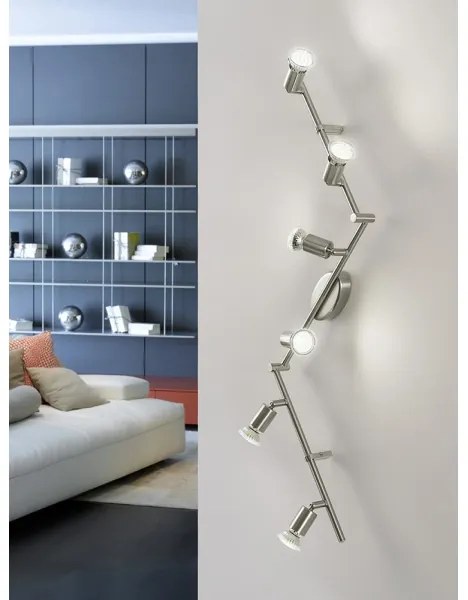 Eglo 92599 - LED bodové svietidlo BUZZ 6xGU10-LED/2,8W/230V