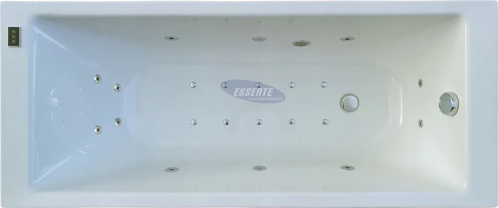 Akrylová Obdĺžniková Vaňa S Hydromasážou 150x70
