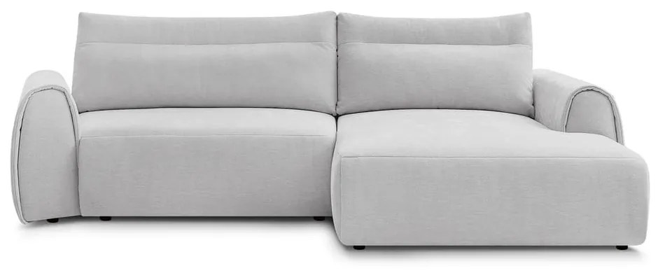 Svetlosivá rohová pohovka Aden – Bobochic Paris