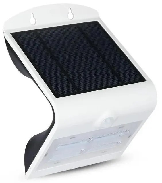 LED Solárne nástenné svietidlo so senzorom LED/3W/3,7V 3000/4000K IP65 biela