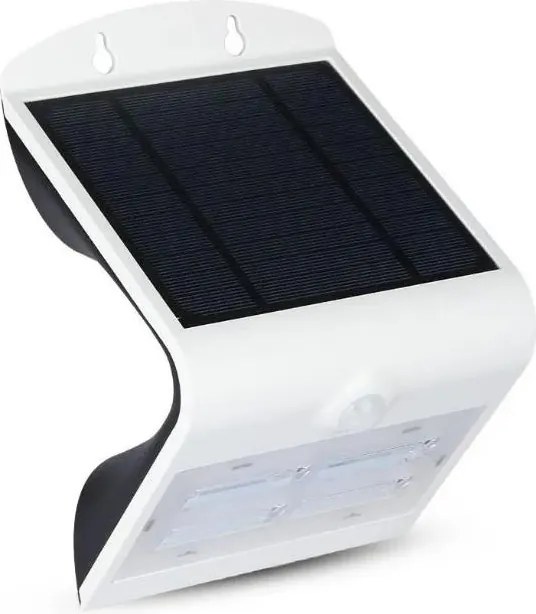 LED Solárne nástenné svietidlo so senzorom LED/3W/3,7V 3000/4000K IP65 biela