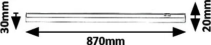 Rabalux 5218 Greg podlinkové LED svietidlo 870mm 13W/1300lm 4000K IP20 biela