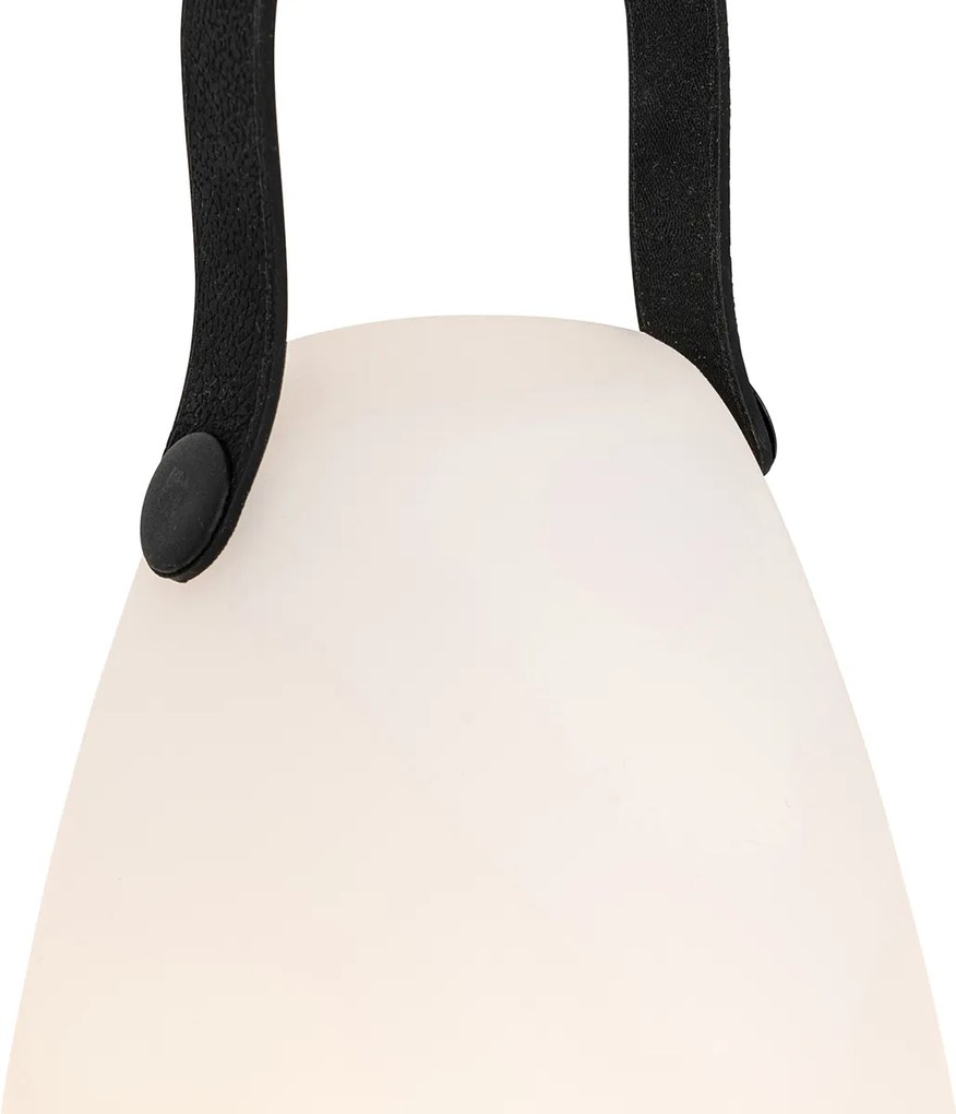 Sada 2 stolových lamp bielych RGBW nabíjateľných IP54 - Pion