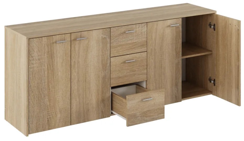 Skriňa HUGOS 180, dub Sonoma