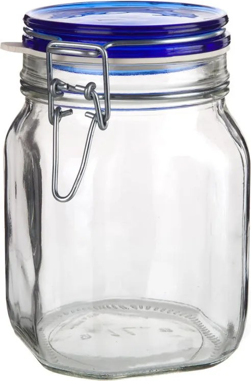 Sklenená dóza s klipovým uzáverom 1 l