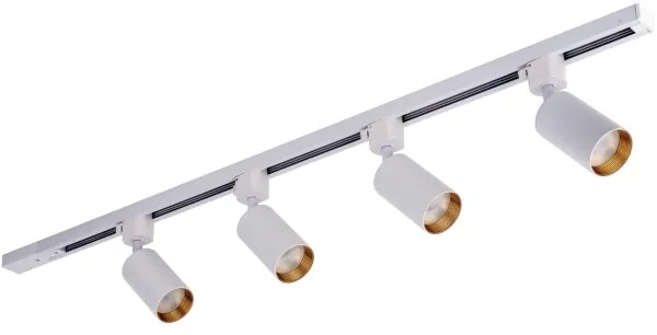 Bodové svietidlo v lištovom systéme TRACER 4xGU10/10W/230V 1 m biele