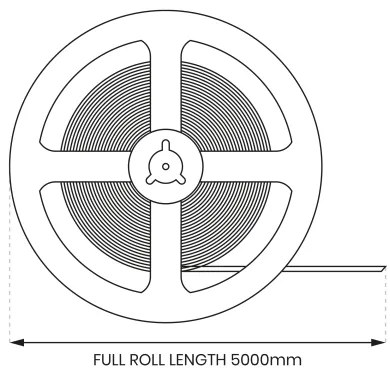 LED RGBW Kúpeľňový stmievateľný pásik LED/12,5W/12V IP65 5m Wi-Fi Tuya