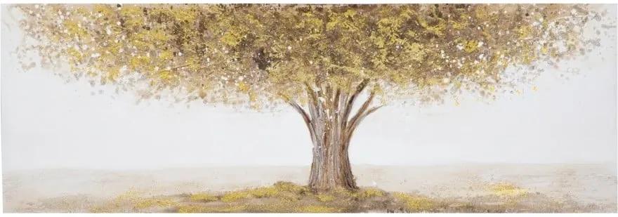 Ručne maľovaný obraz v ráme z borovicového dreva Mauro Ferretti Albero Poly, 120 × 60 cm