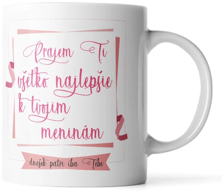 Sablio Hrnek Přeji ti vše nejlepší k tvému svátku - 890 ml - XXL