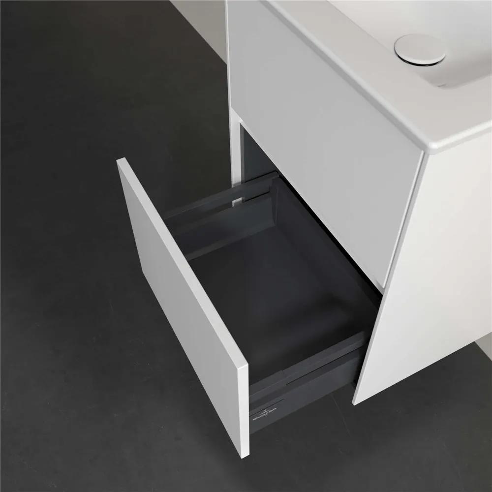 VILLEROY &amp; BOCH Collaro závesná skrinka pod umývadielko, 2 zásuvky, 472 x 404 x 610 mm, White Matt, C14100MS