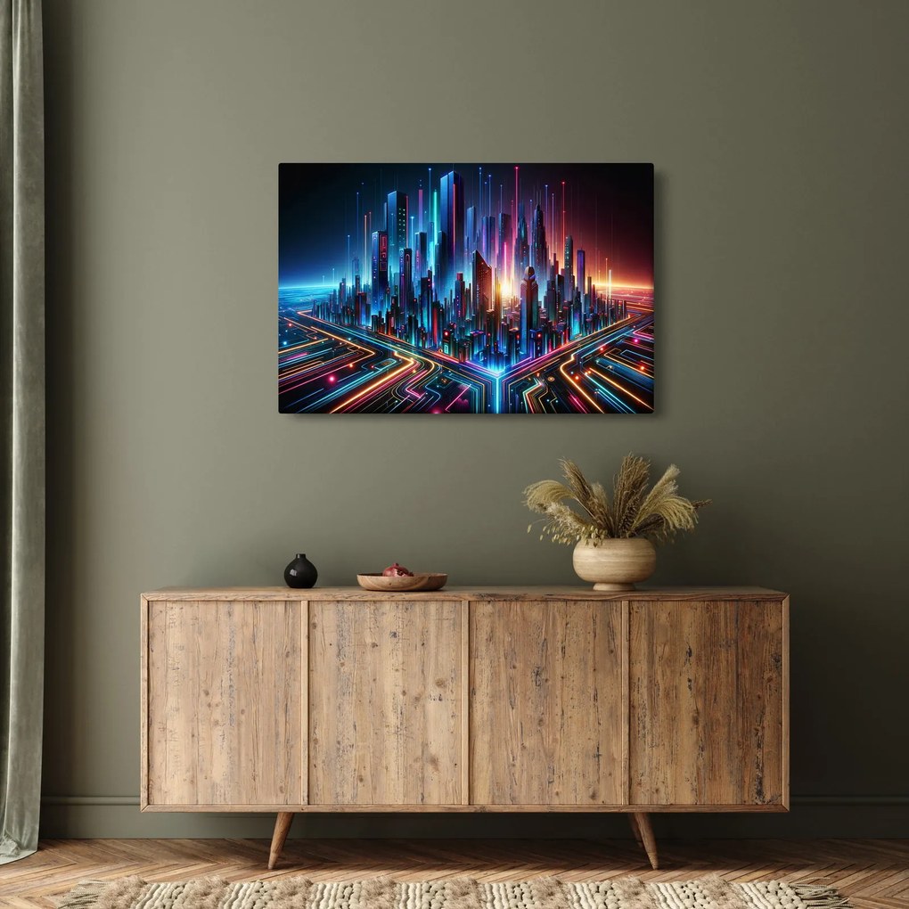 Obraz - Mesto budúcnosti (90x60 cm)