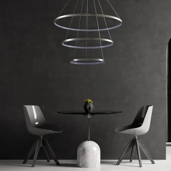 LED Luster na lanku LEA LED/60W/230V 4000K pr. 80 cm chróm