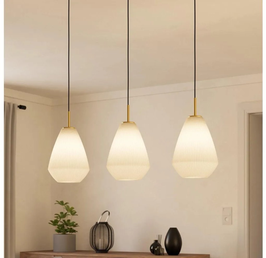 Eglo 900813 - Luster na lanku CAPRAROLA 3xE27/40W/230V