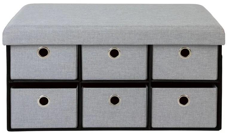 Livarno home Lavica s úložným priestorom (bledosivá)  (100342326)