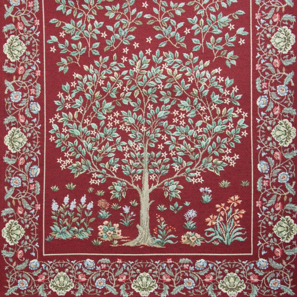 GOBELÍNOVÝ OBRUS FESTIVE VERDE1 140X240 CM VZOROVANÝ