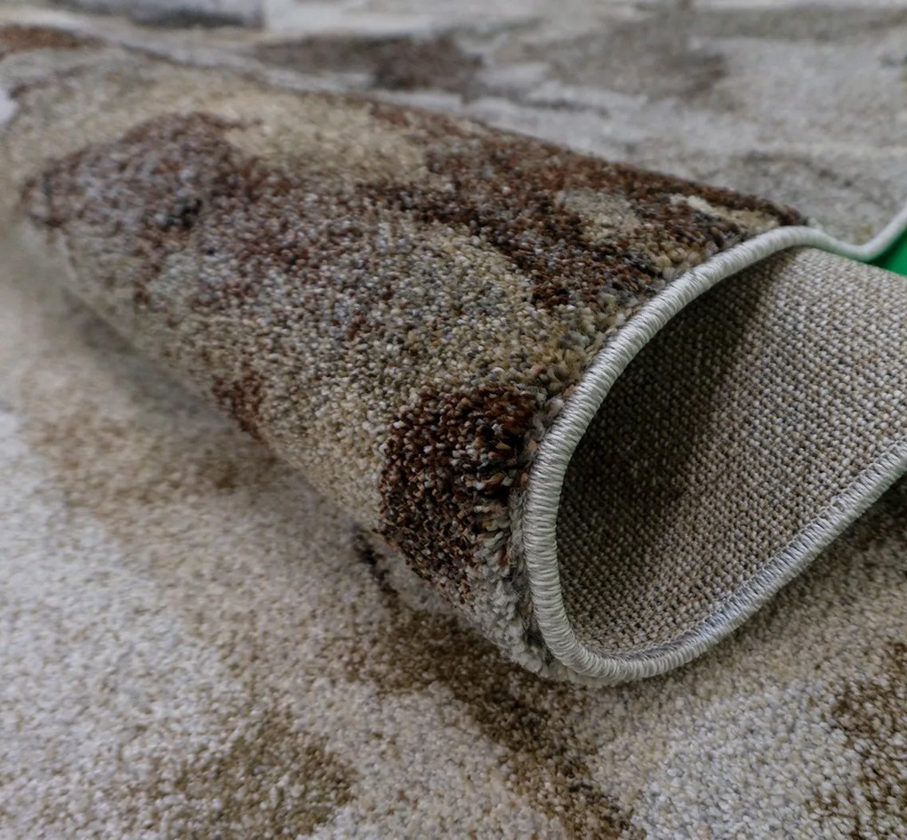 Koberec Wenus 7771 BEIGE – béžovo-hnedý vzorovaný obdĺžnik Rozmer: 300x400 cm