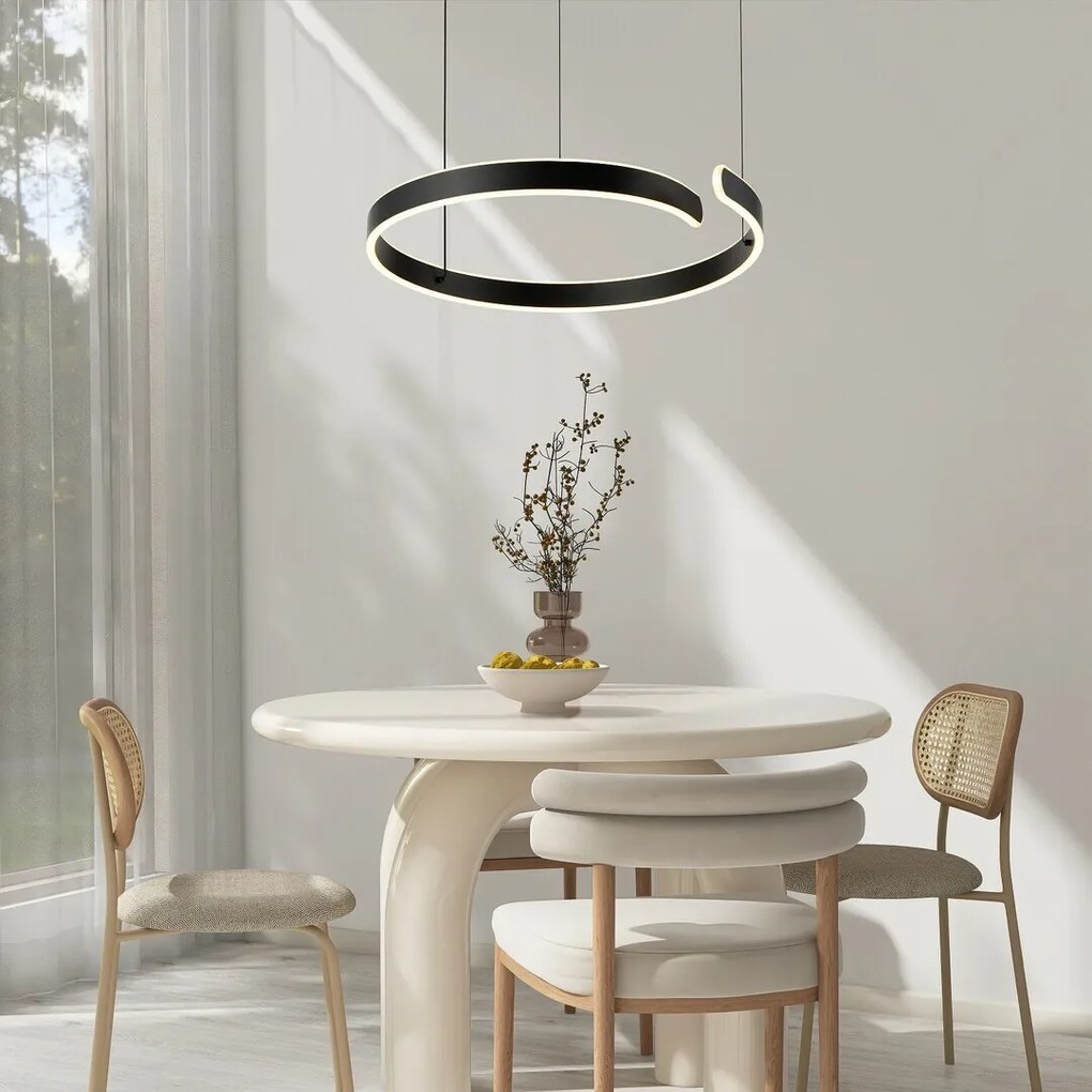 Rabalux 72115 závesný luster LED Silnora 35W, čierna