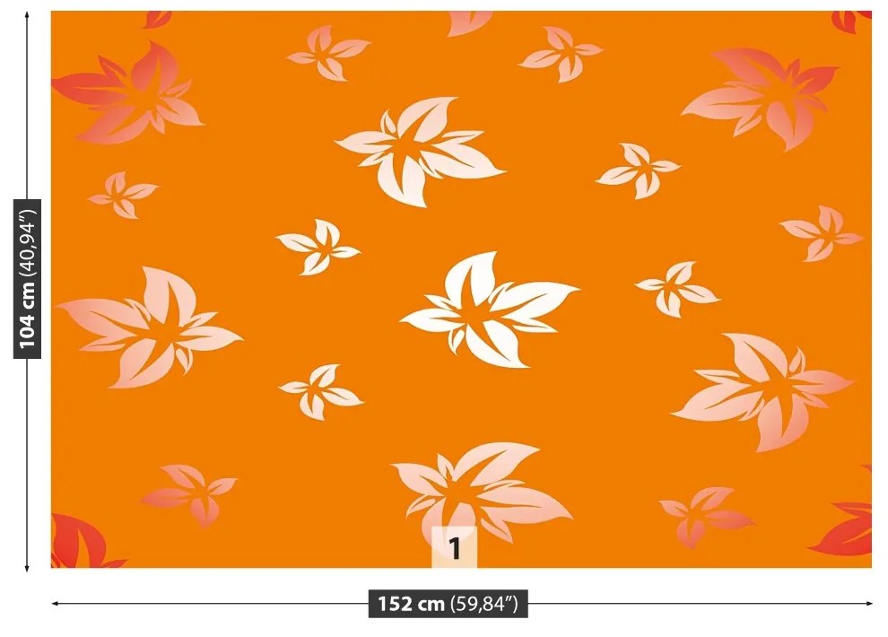 Fototapeta Vliesová Kvetinový vzor 104x70 cm