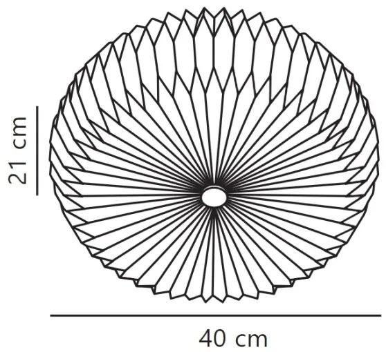 Nordlux - Nástenné svietidlo BELLOY 2xE27/25W/230V pr. 40 cm