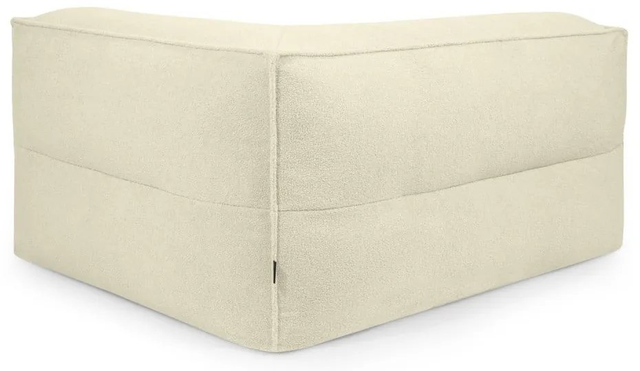 Hnedý sedací vak z textílie buklé Mass Corner 150 Right – SLOWDOWN