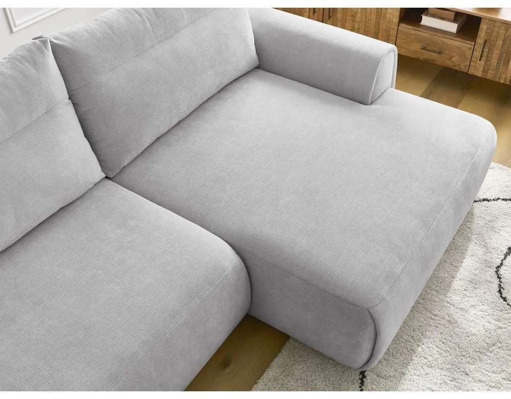 Svetlosivá rohová pohovka Aden – Bobochic Paris