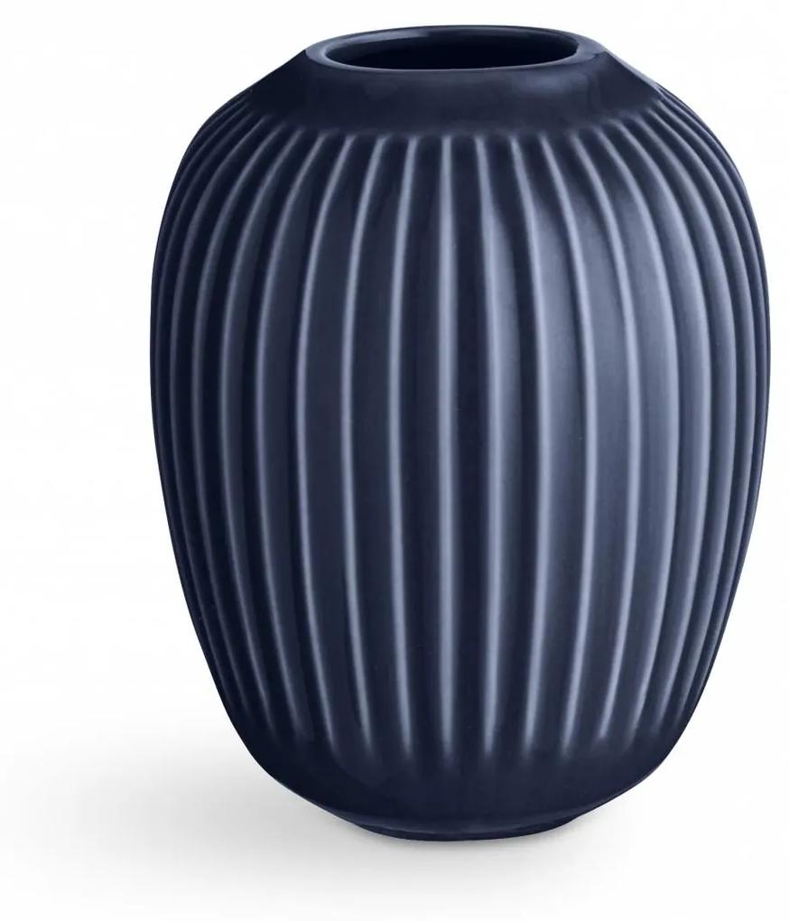 KÄHLER Keramická váza Hammershøi Indigo 10,5 cm