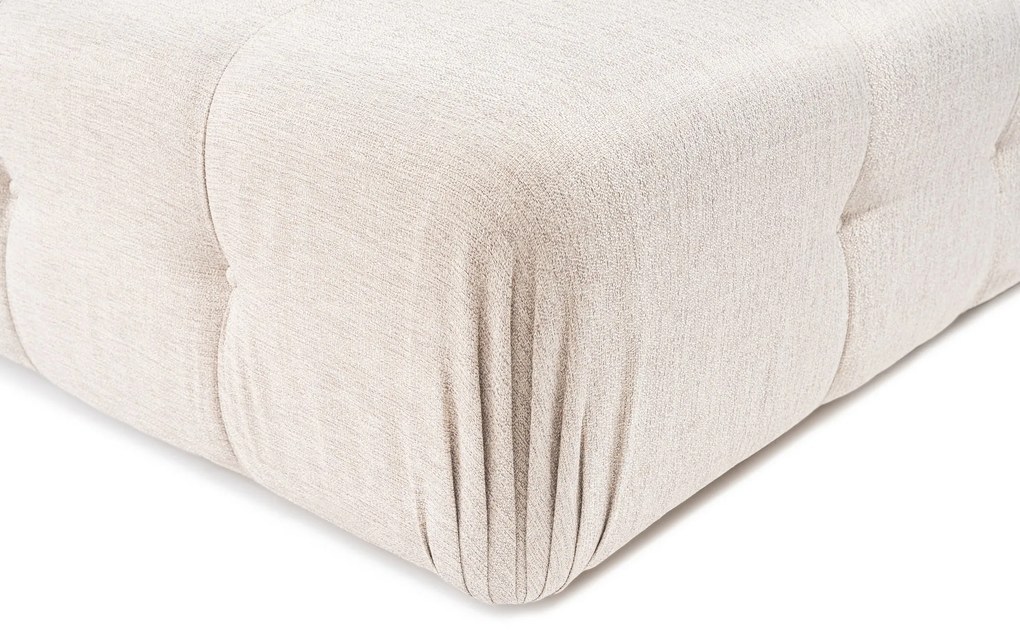 Doblo 3-sedačka s taštičkou ( L1-O1-1R-Pouffe) - svetlohnedá