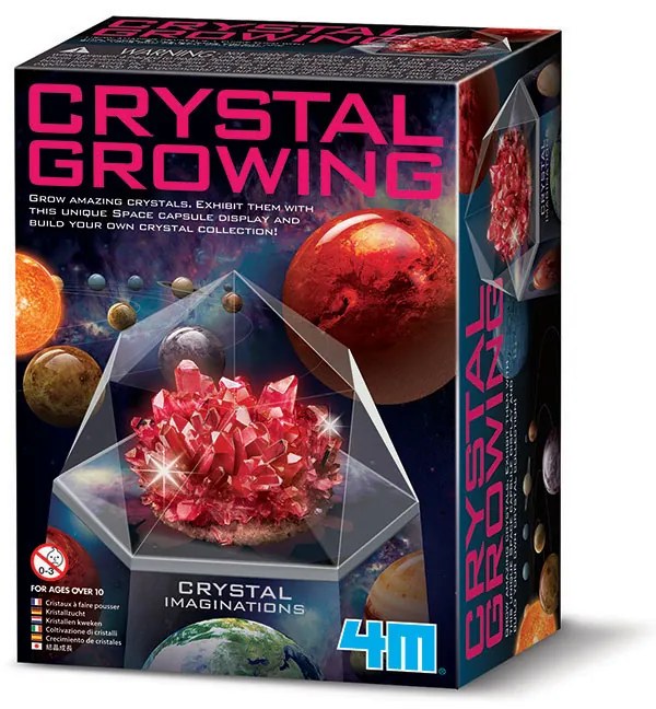 4M INDUSTRIAL Pěstování krystalů - experiment pro malé vědce - Red