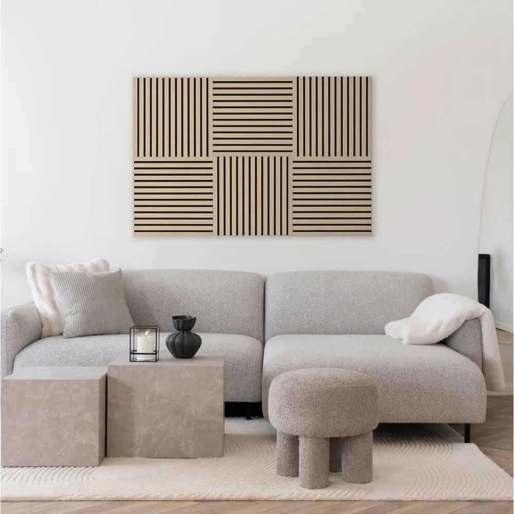 Akustické panely v súprave 2 ks 52x52 cm Oak – House Nordic