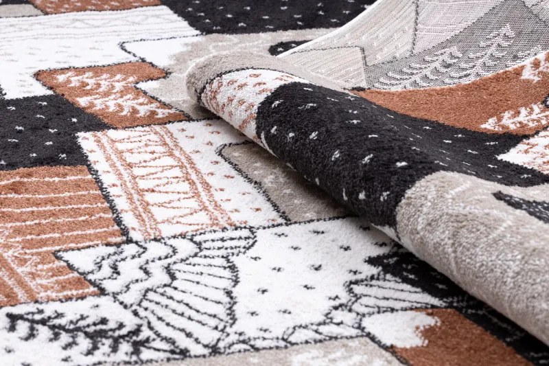 Detský kusový koberec Fun Mountains cream, 240x330, viacfarebná, detská izba, Dywany Łuszczów