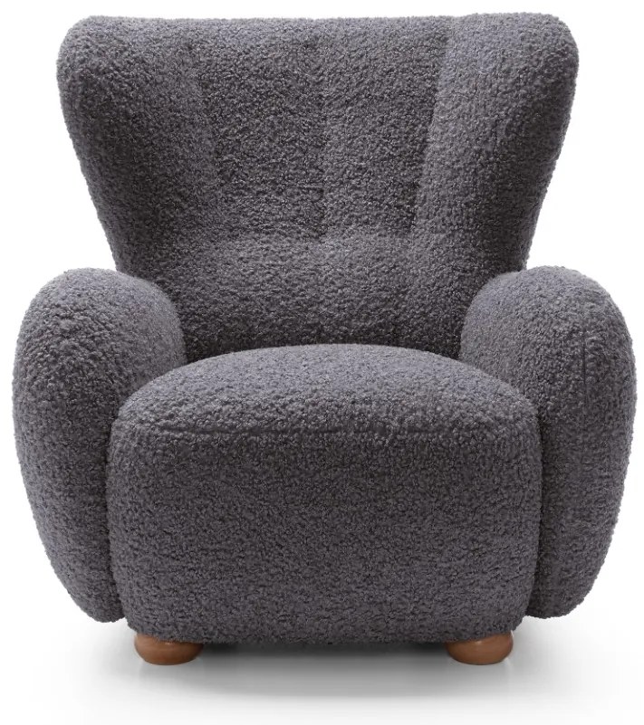 RELAXAČNÉ KRESLO PONCIO ROLF 08 ŠEDOHNEDÁ TMAVÁ