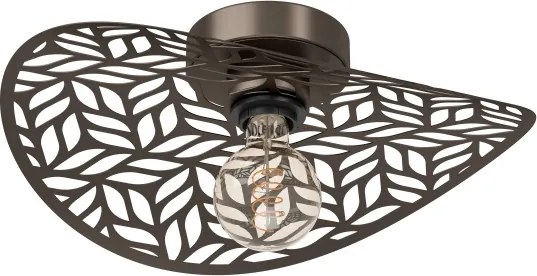 Eglo 44123 - Stropné svietidlo SWABY 1xE27/60W/230V priemer 40 cm bronzové