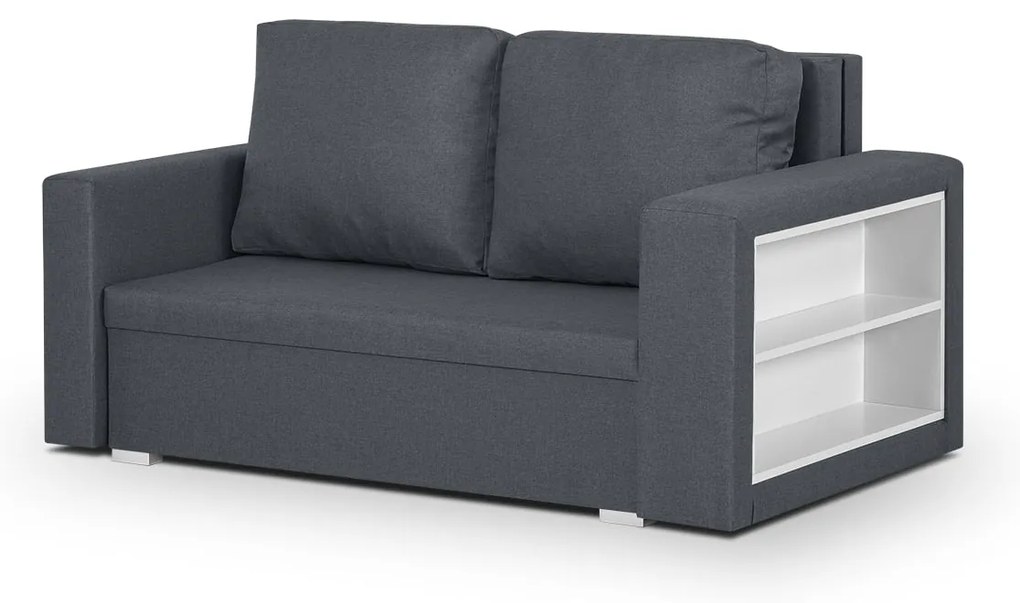 Pohovka pre 2 osoby s funkciou spania DOLAR 1 Sivá