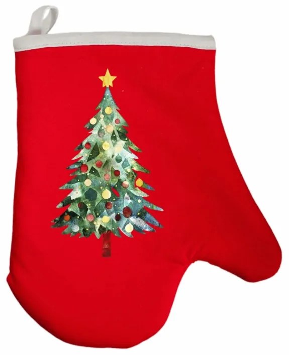 Vianočná kuchynská rukavica Twinkle EMI, sivá